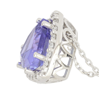 Collana Gemoro Donna Tanzanite in Oro bianco Tanzanite 1.60 Ct PC226BIA.TZ - PC226BIA.TZ